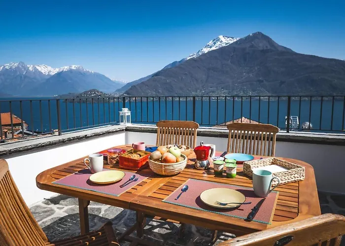 Casa Sorel : Attico & Pool דירה Pianello Del Lario